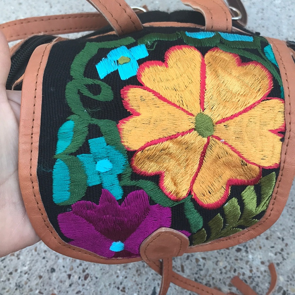 Mexican Embroidered Handmade Mini Backpack! - Picture 8 of 8